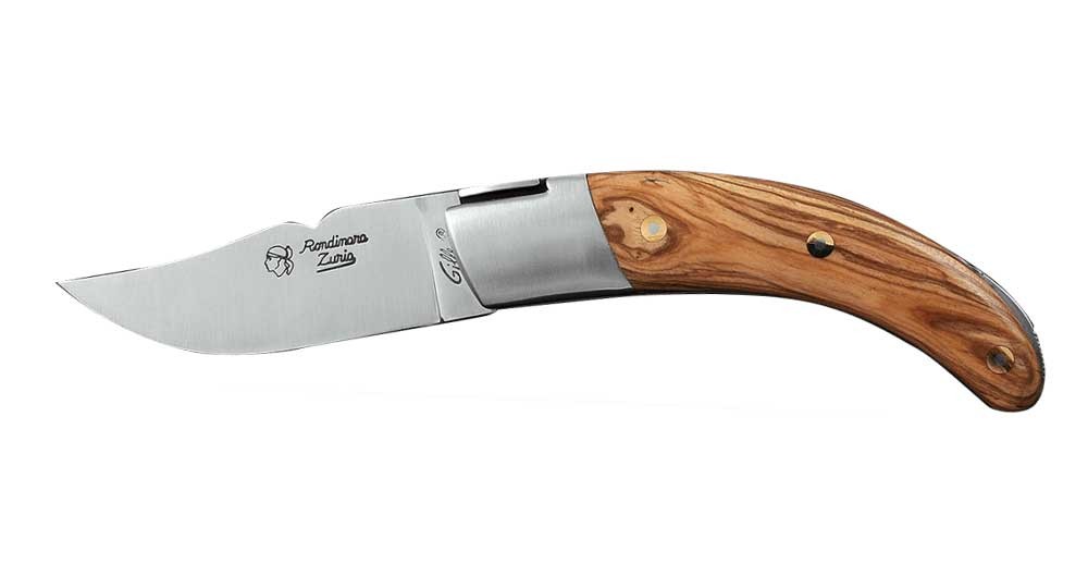 Corsican knife Le Rondinara Zuria - olive wood